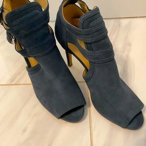 Michael Michael Kors, blue suede heels
